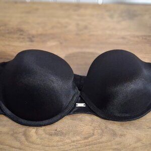 Self Expression by Maidenform 36A Black Strapless Bra Underwire